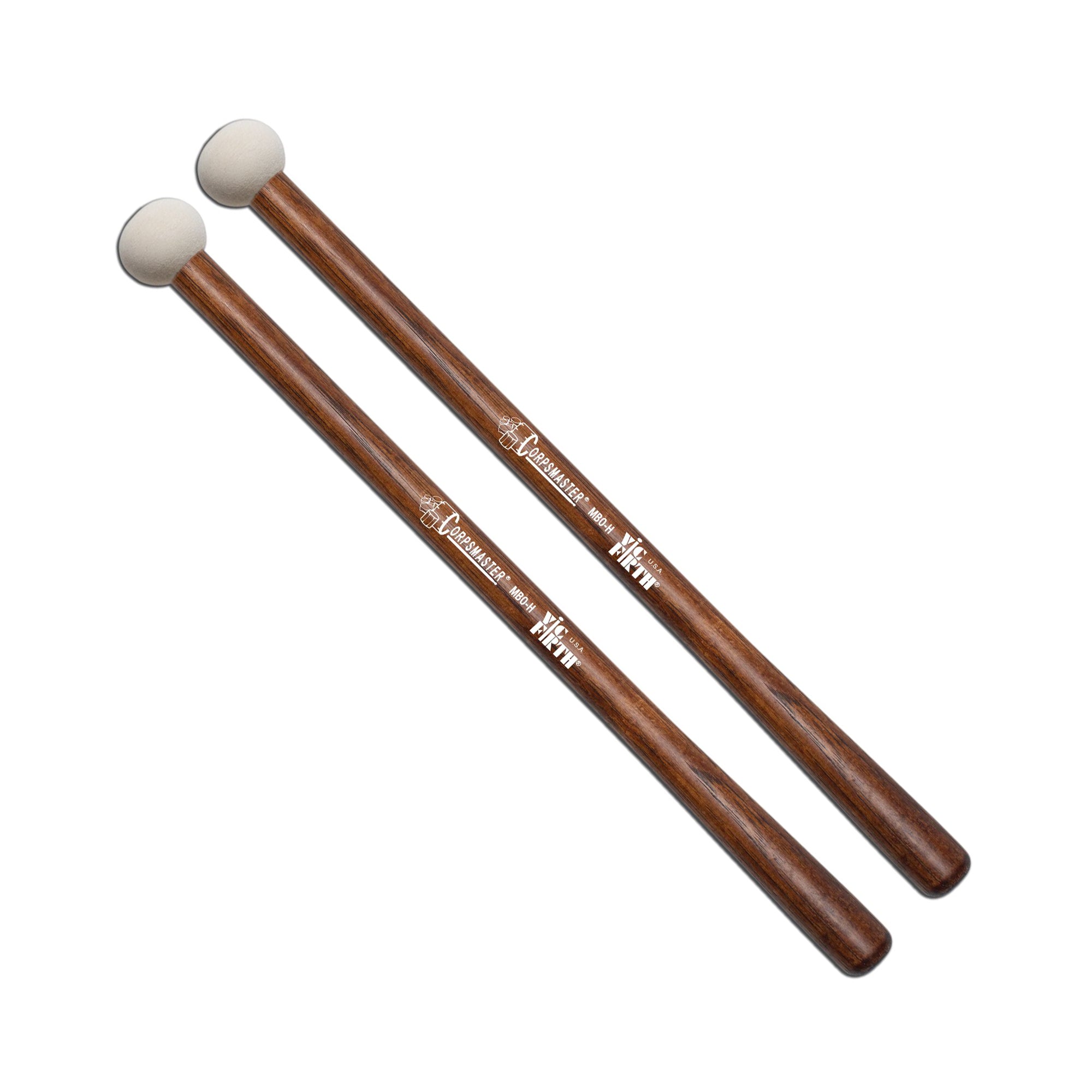 MB2S - Corpsmaster Bass Mallets - Medium Head, Soft – Vic Firth