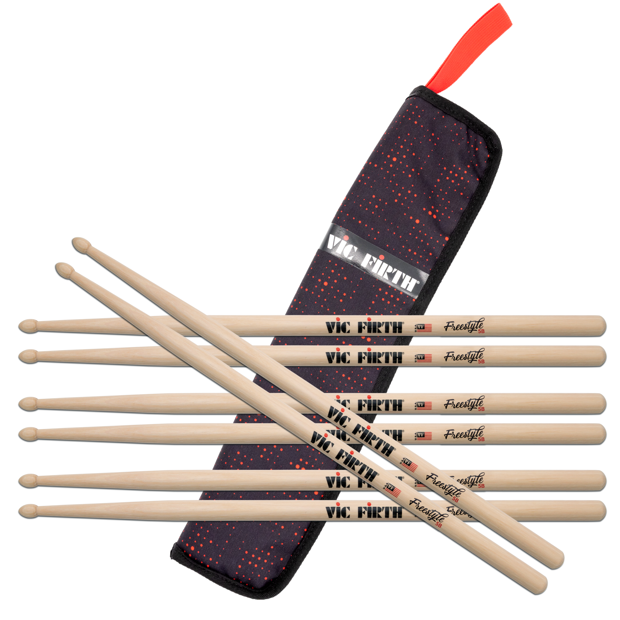 Freestyle 5B Drumsticks Bundle – Vic Firth
