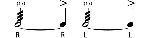 15: SEVENTEEN STROKE ROLL