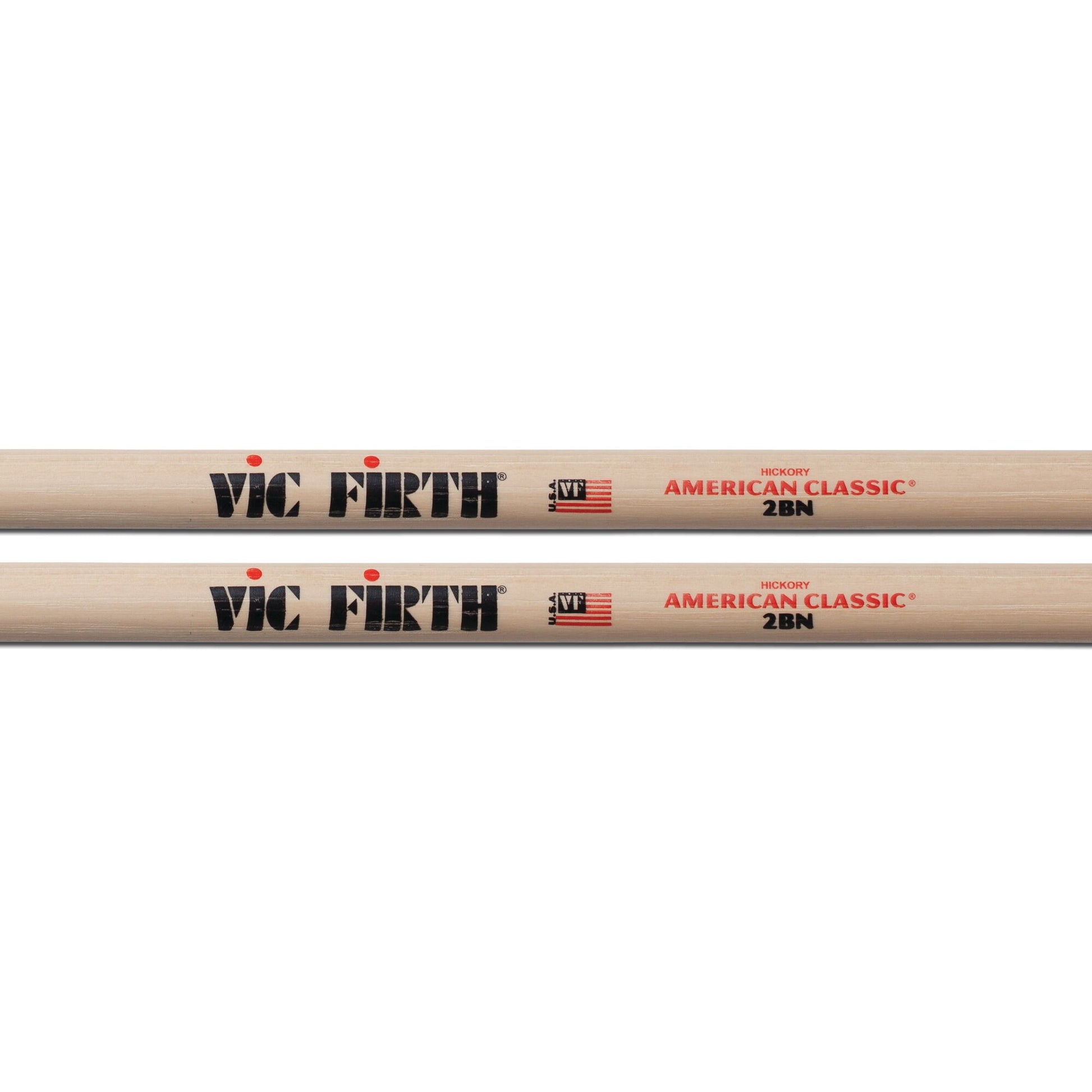 Vic Firth VF-2BN Drum Sticks Nylon Tip Three Pair Offer - Rockem Music