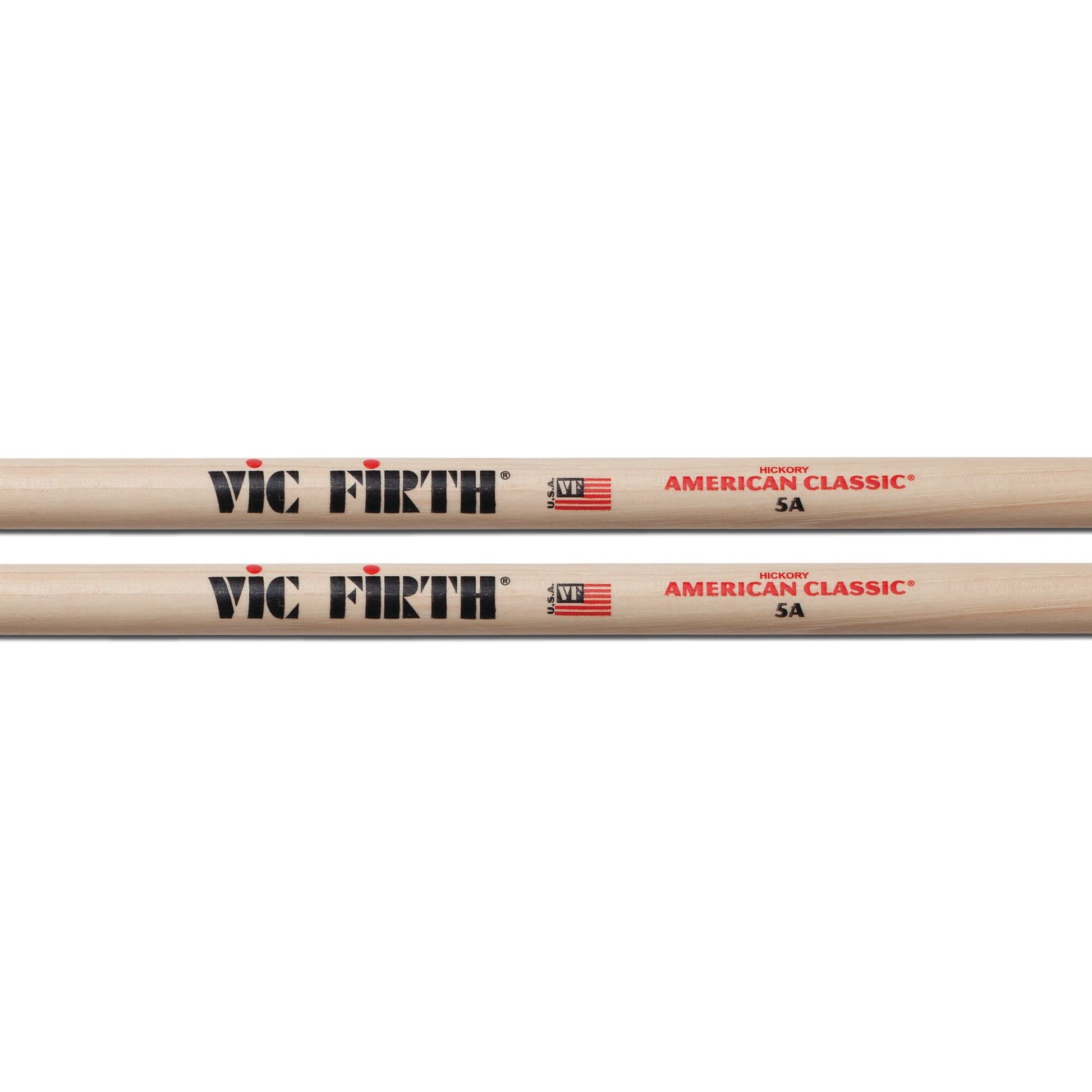 Vic Firth American Classic Pink 5A Wood Tip Drum Sticks (6 Pair Bundle)