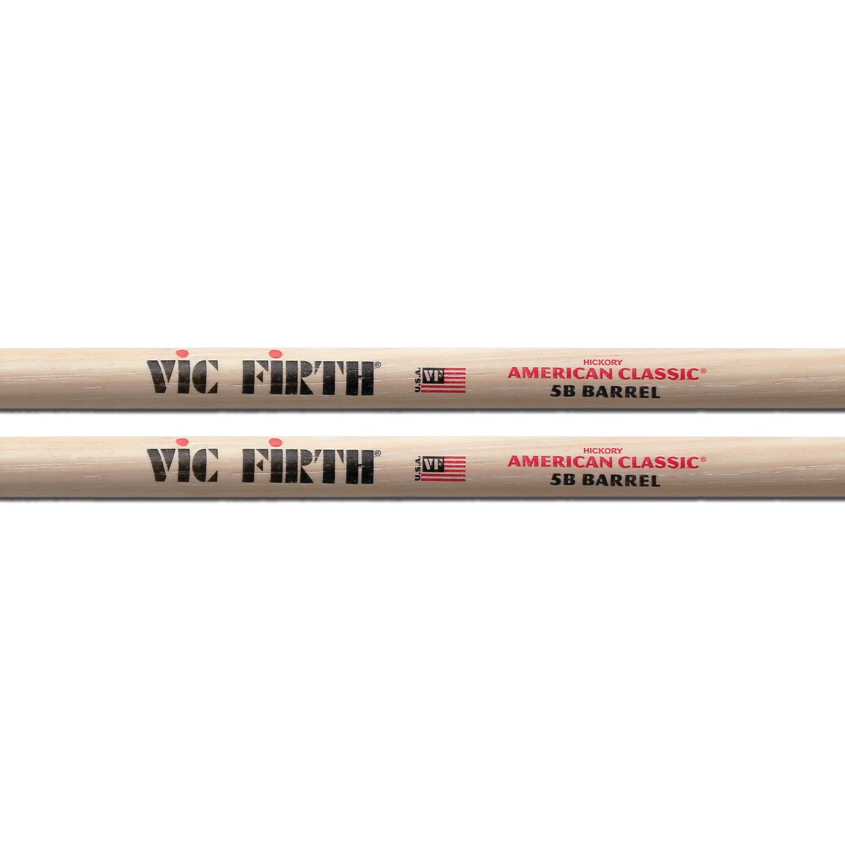 American Classic® 5B Barrel Tip Drumsticks Vic Firth