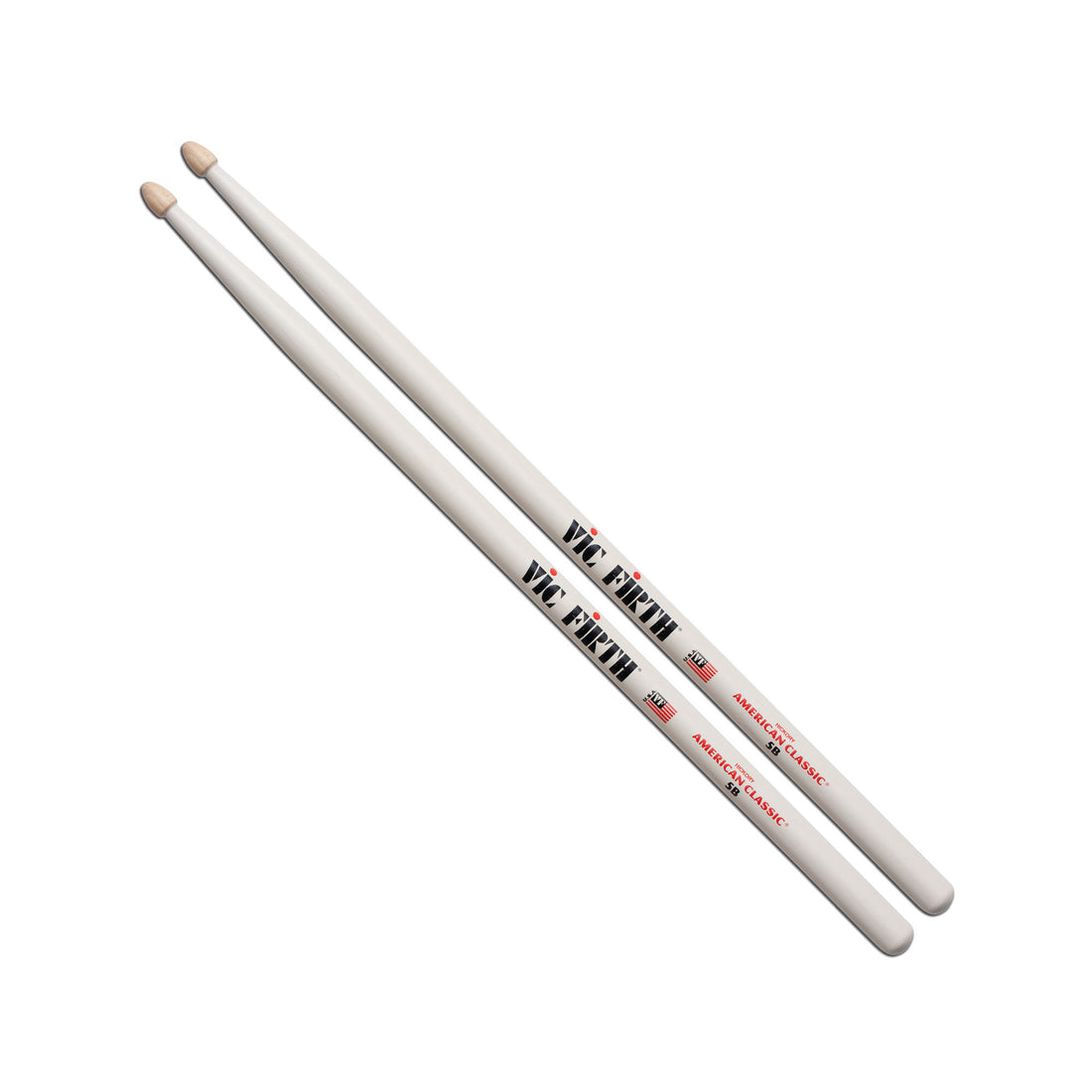 American Classic® 5B White Drumsticks – Vic Firth