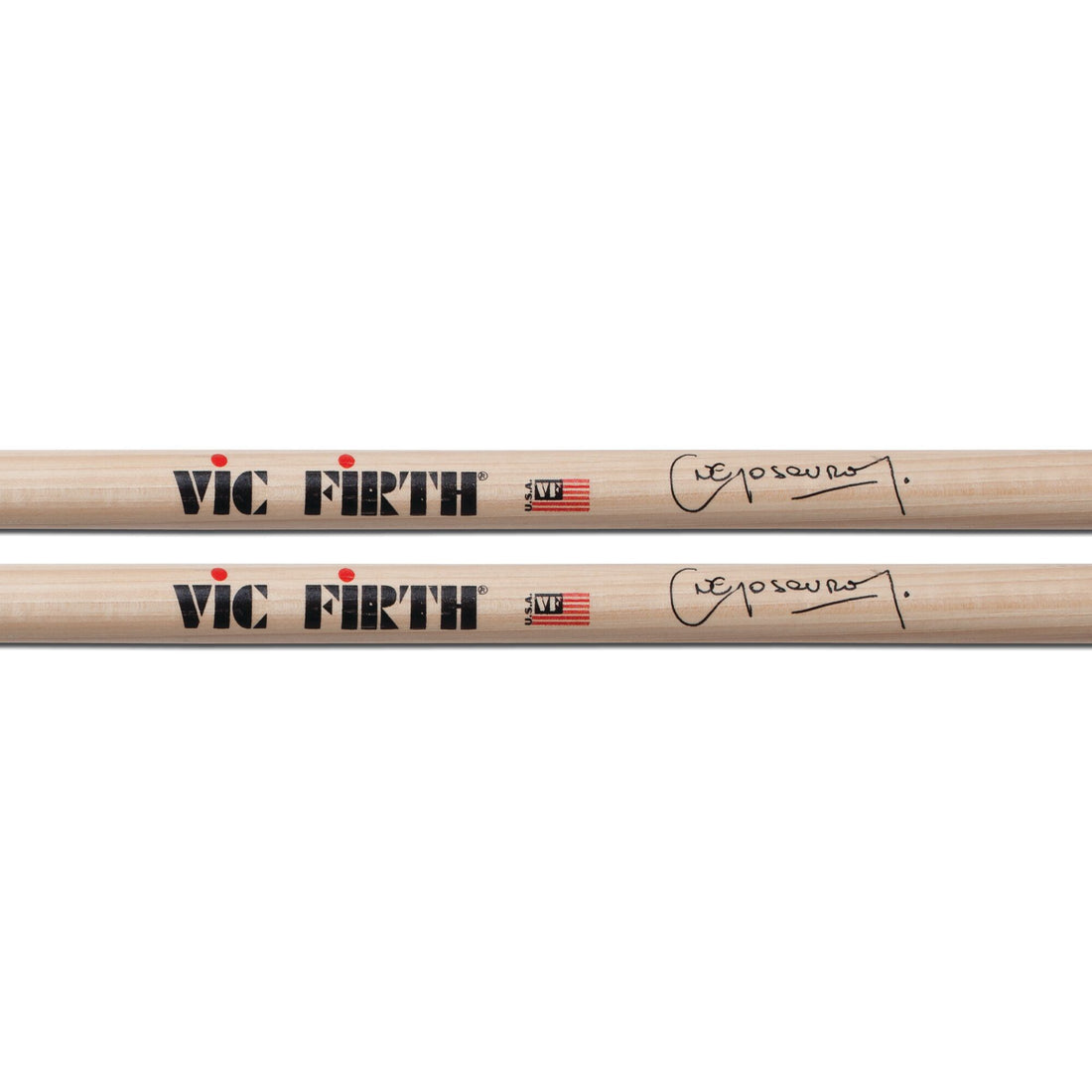 Baguettes De Batterie Vic Firth Ted Atkatz II Signature - Nylon Tip, Longueur 40,32 Cm - Pour Caisse Claire Concert - 5