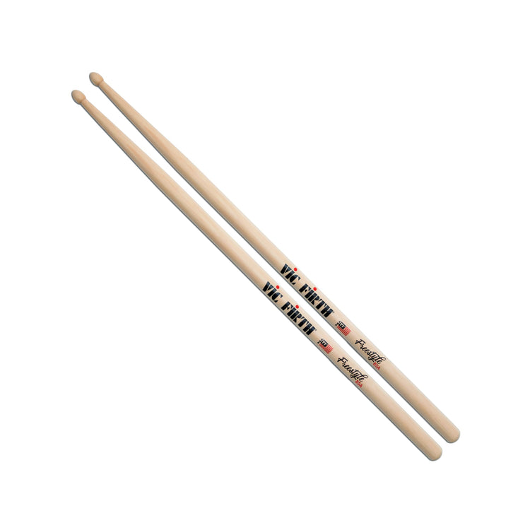 Vic Firth American Concept Freestyle 85A Baguettes Batterie Bout Bois