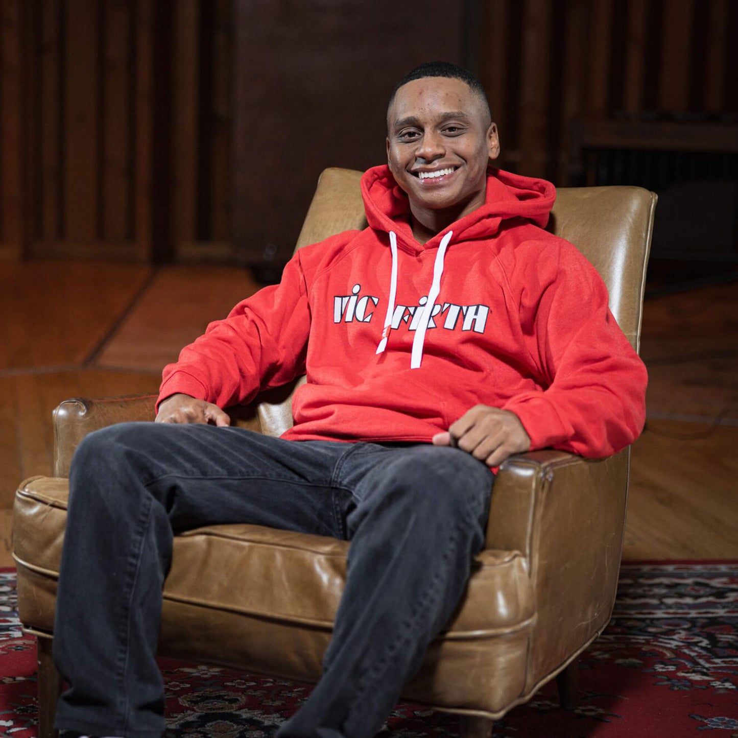 Vic Firth Red Pullover Hoodie