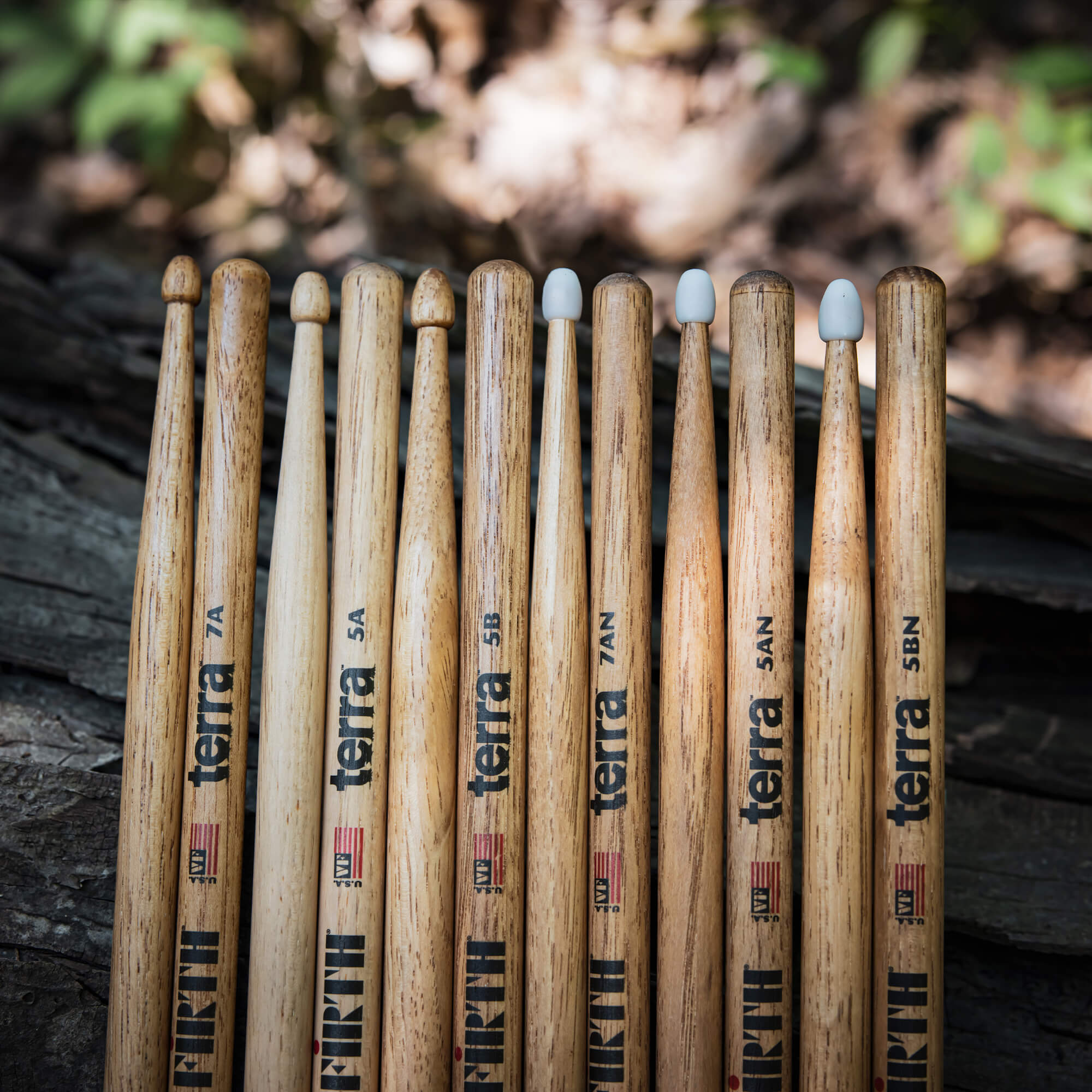 American Classic 5BTN Terra Series Drumsticks Nylon Tip Vic Firth