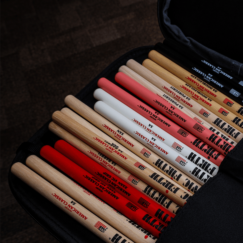 Vic Firth American Classic 5A Nylon Tip Drumsticks - Hickory