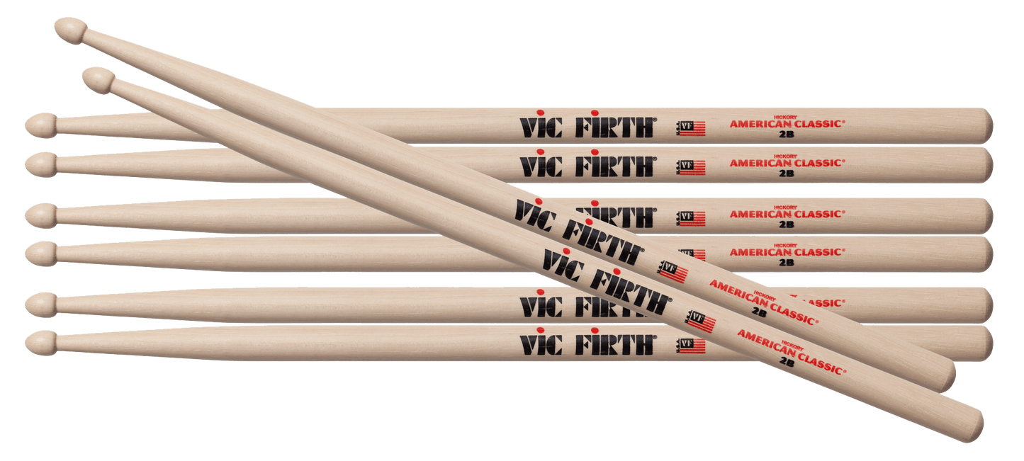 American Classic® 2B Drumsticks Value Pack