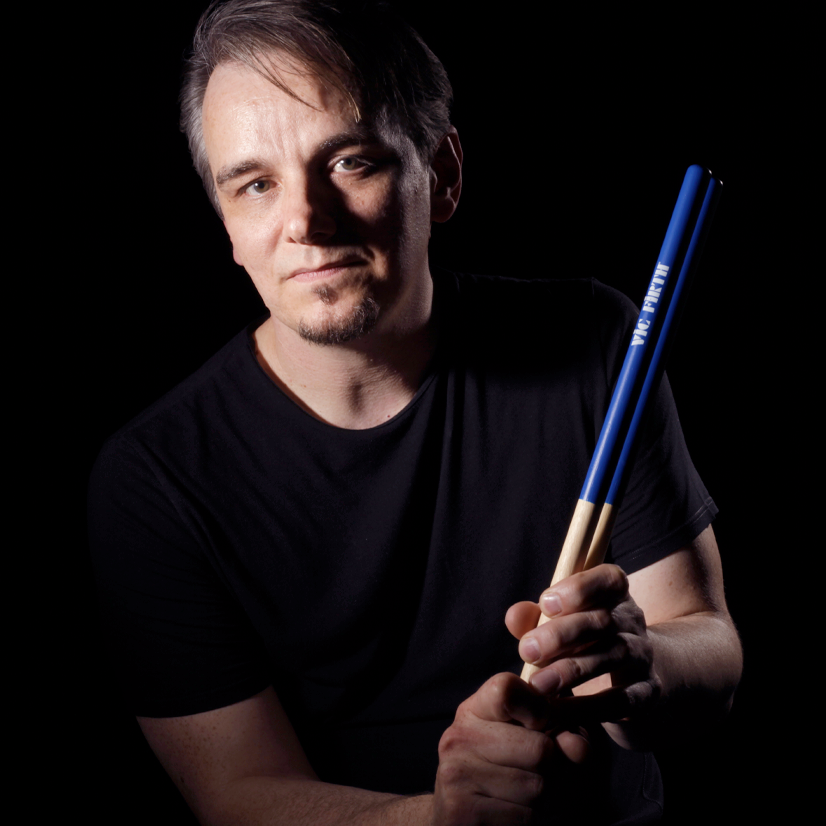 Baguettes De Batterie Vic Firth Signature Gavin Harrison - Noyer Américain, Poignée Bleue, équilibre Parfait