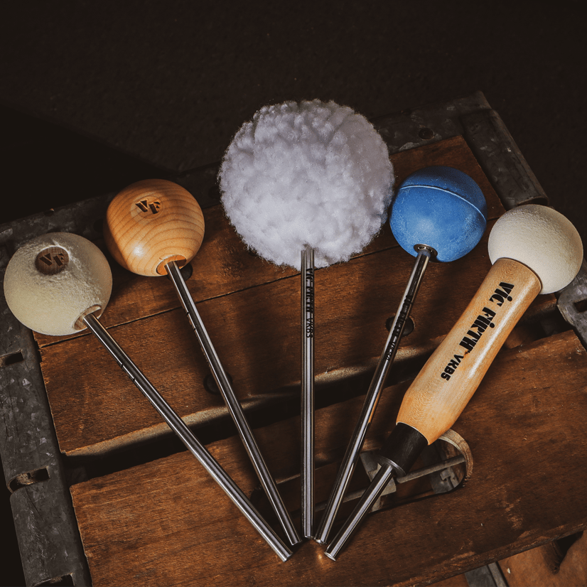 beater drum pedal Vic Firth VKB2 VicKick Bass Drum Beater Hard Maple, Radial Head