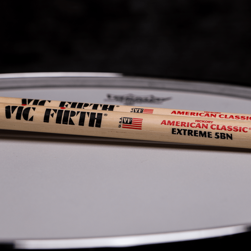 VIC FIRTH X5BN - Baquetas American Classic Extreme Nylon Para Batería, Madera De Hickory